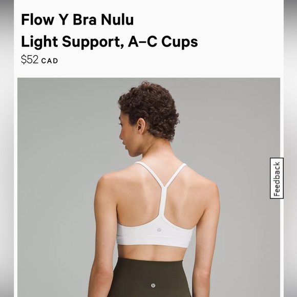 TWO Lululemon Flow-Y Sports Bras BUNDLE: Black & White (NWOT) - Picture 5 of 12